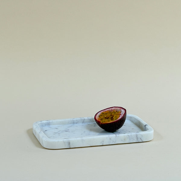 White Marble 'Ritual' Tray