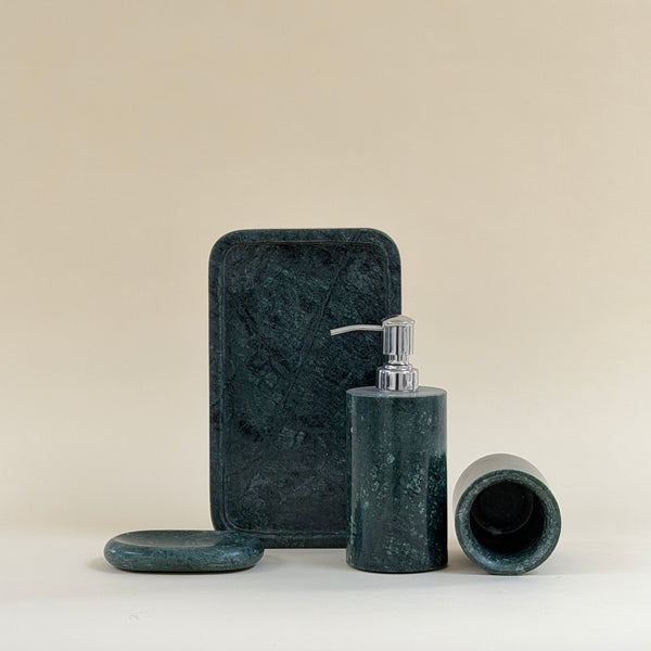 Green Marble 'Ritual' Tray