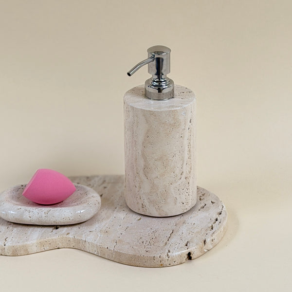 Beige Travertine '24/7' Soap Dispenser