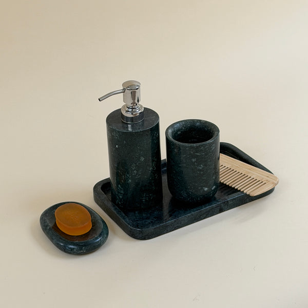 Green Marble 'Ritual' Tray