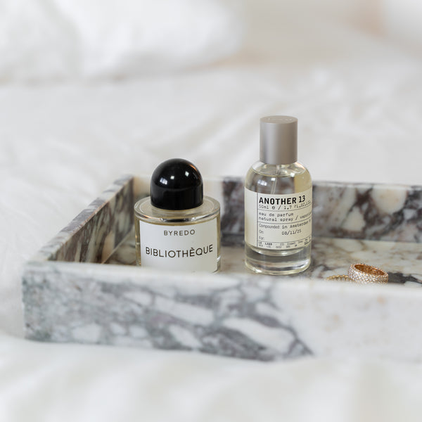 Rechthoekig Dienblad van Calacatta Marmer