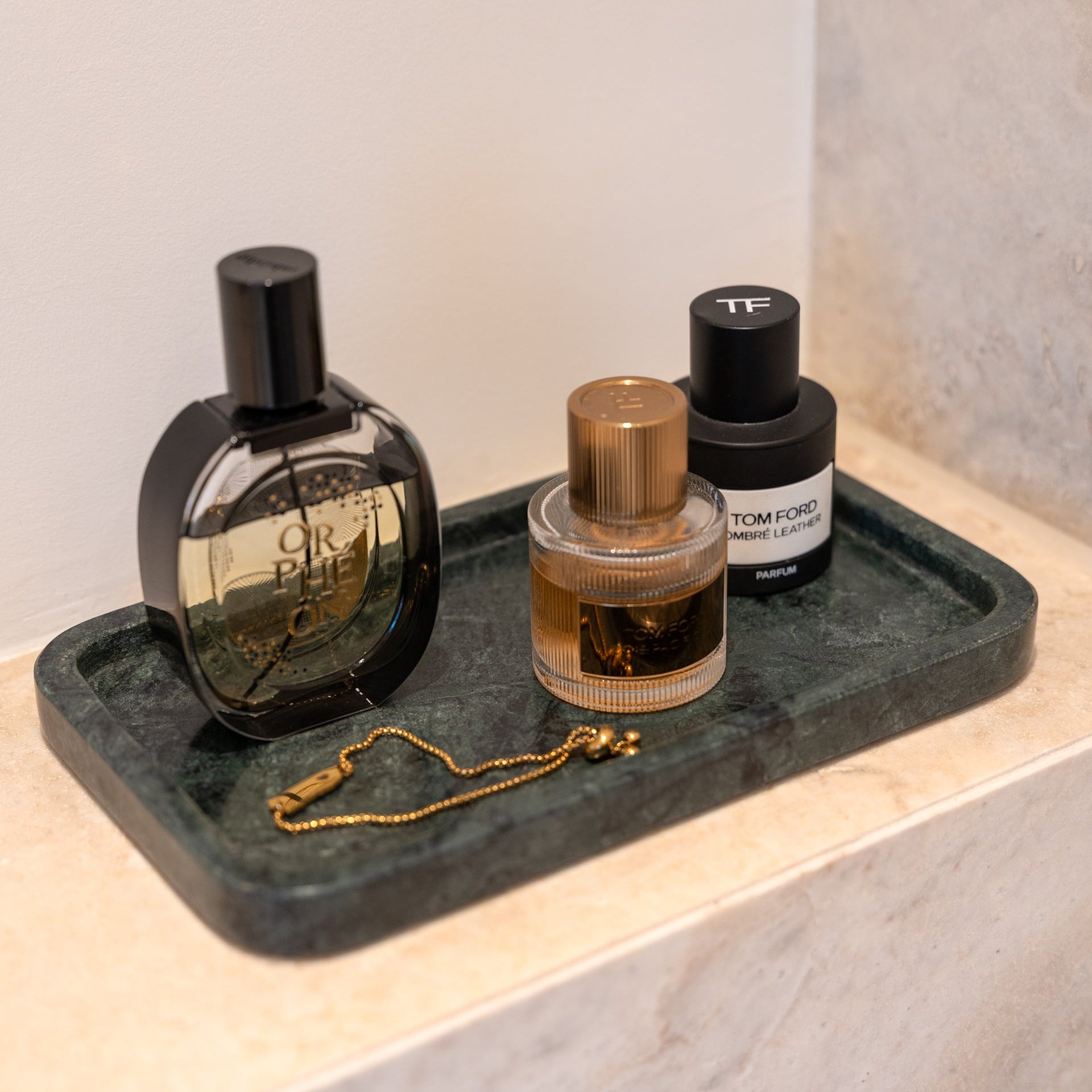 Green Marble 'Ritual' Tray