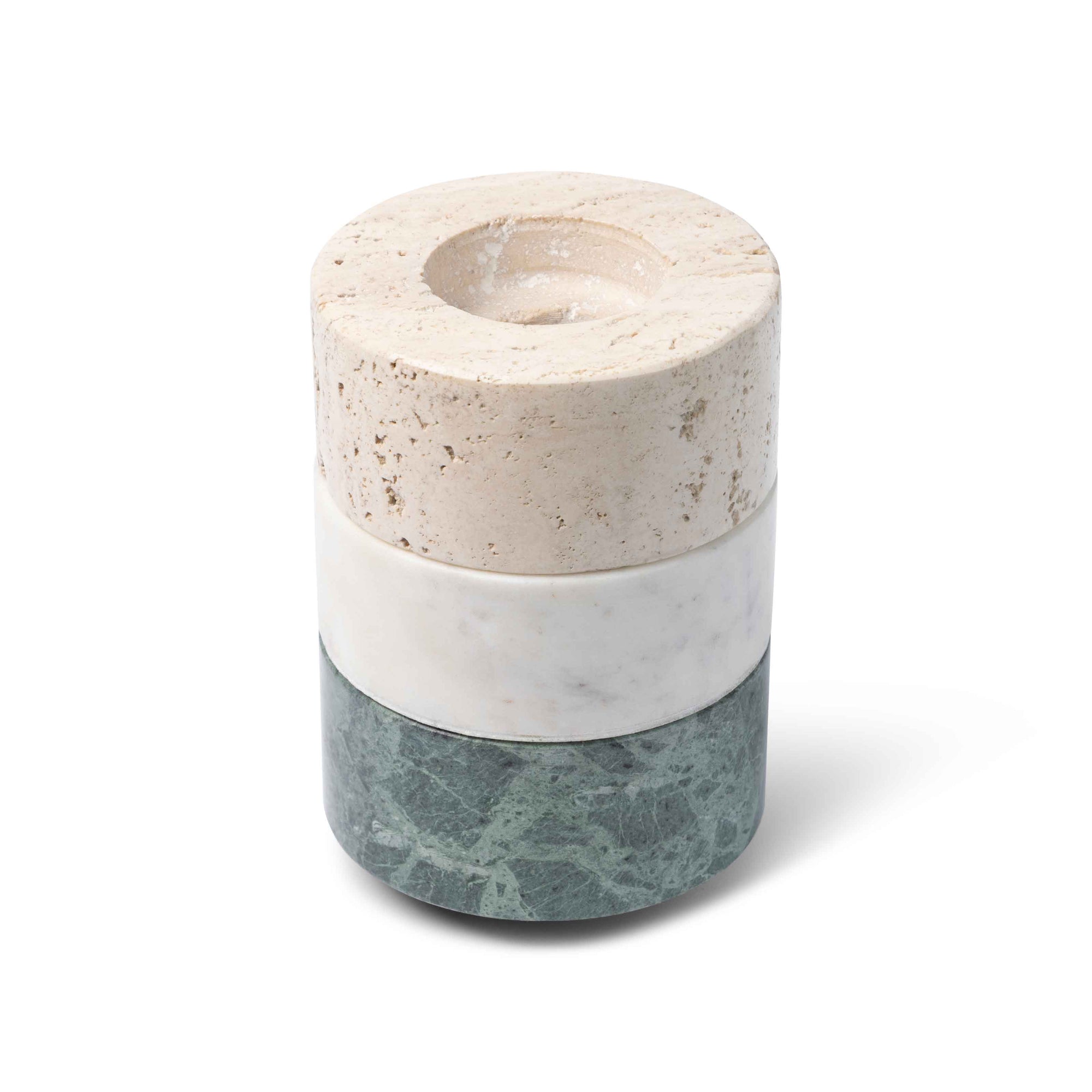 Green Marble 'Switch' Candle Holder