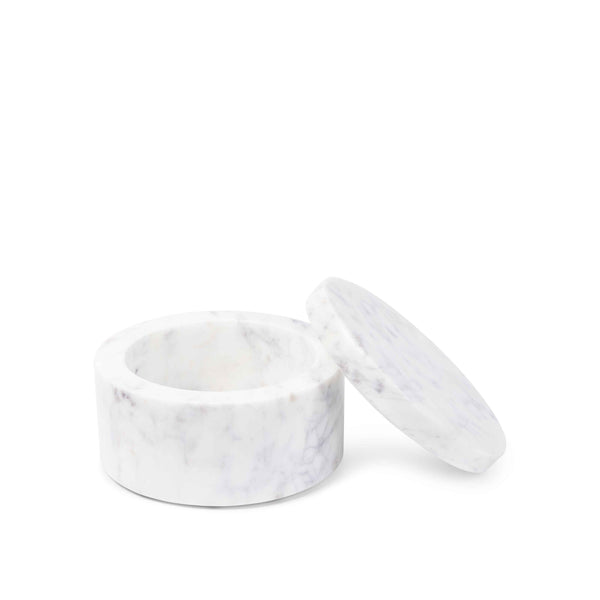 White Marble 'Halo' Keepsake Object
