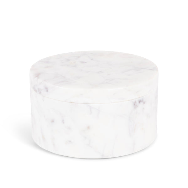 White Marble 'Halo' Keepsake Object