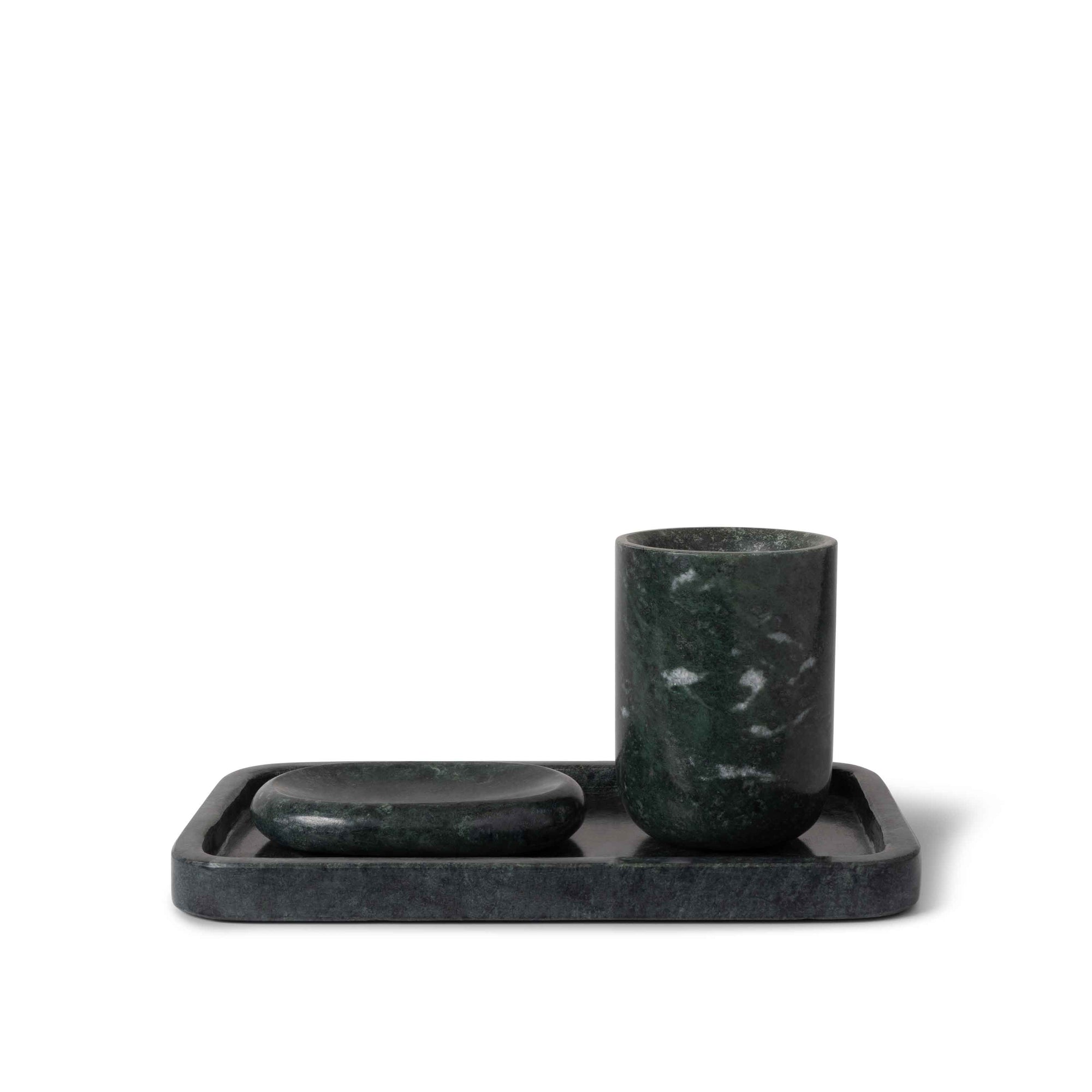 Green Marble '24/7' Soap Dish