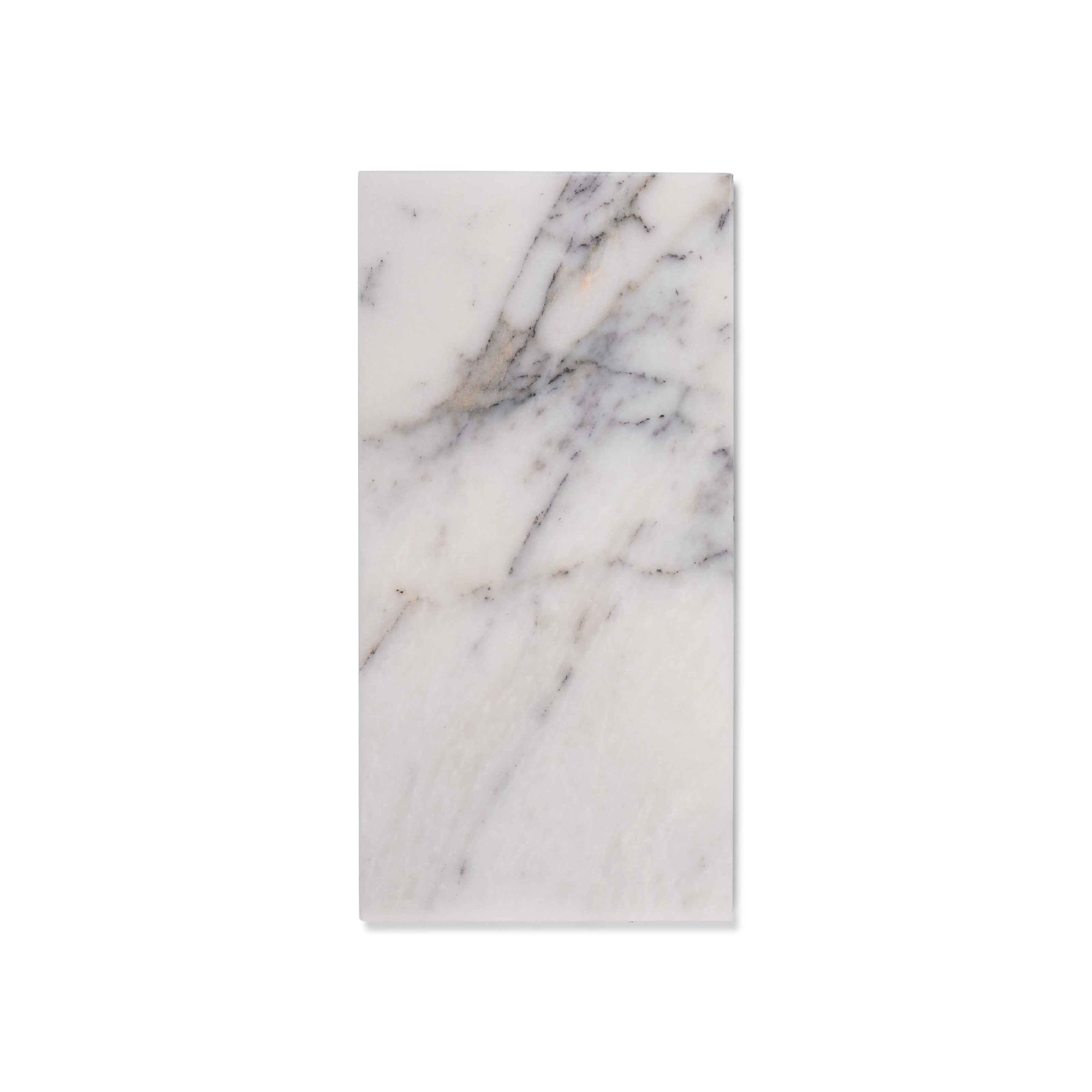 Wit Marmer Rechthoekig Plateau S - 15 x 30 cm
