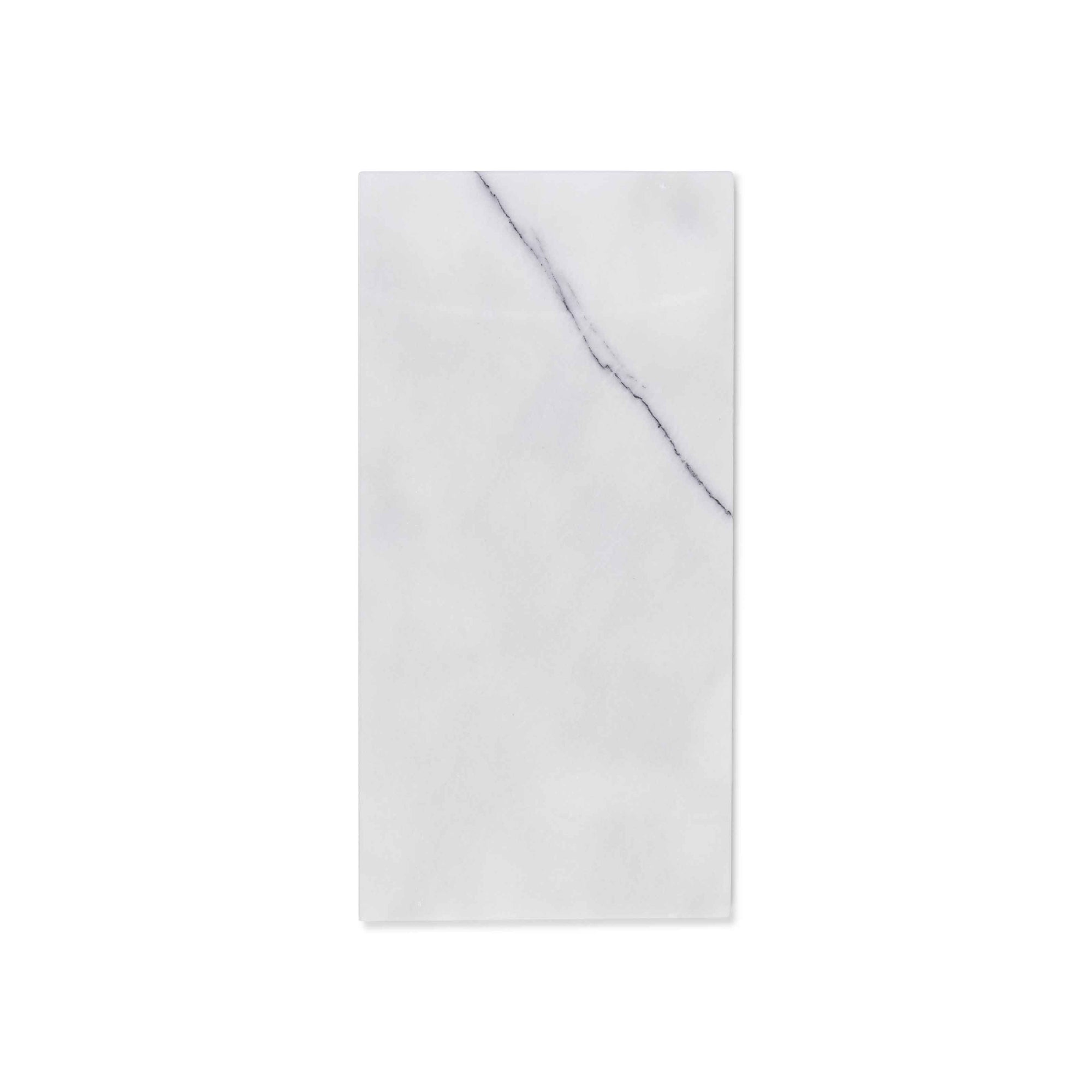 Wit Marmer Rechthoekig Plateau S - 15 x 30 cm