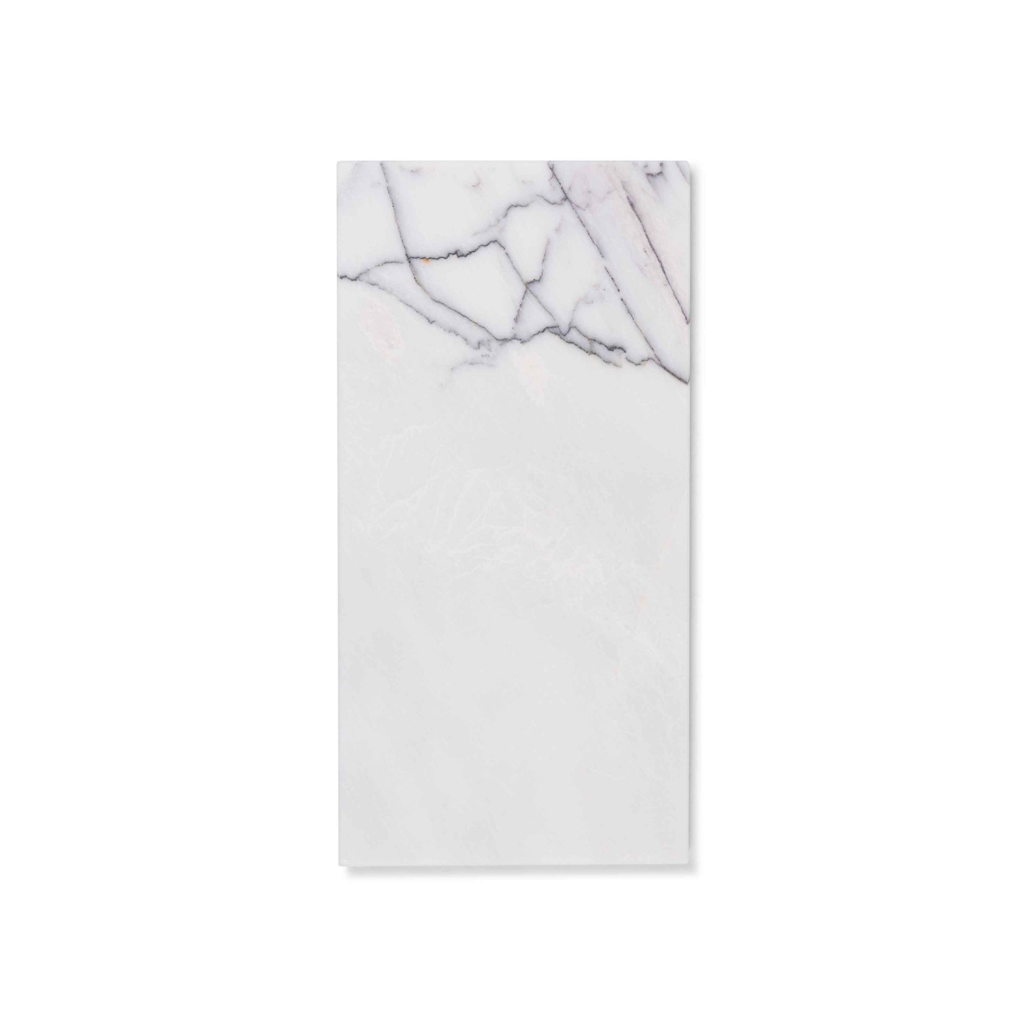 Wit Marmer Rechthoekig Plateau M - 20 x 40 cm