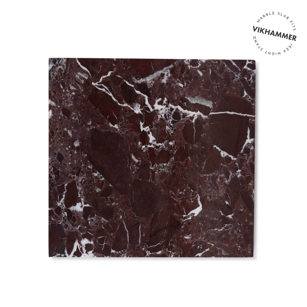 Bordeaux Marmer Plateau 'Victor'