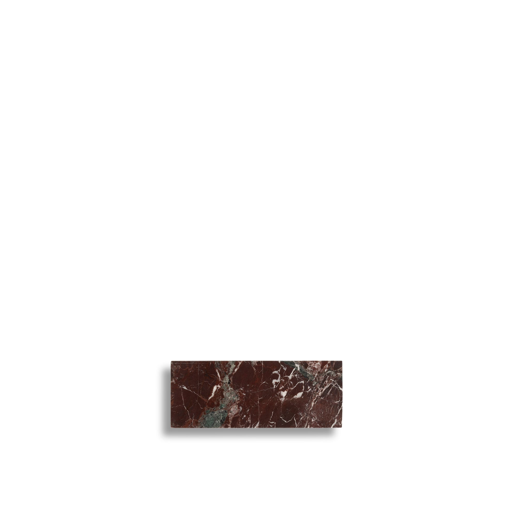 Bordeauxrood Marmer Serveerplankje - 10,5 x 25 cm