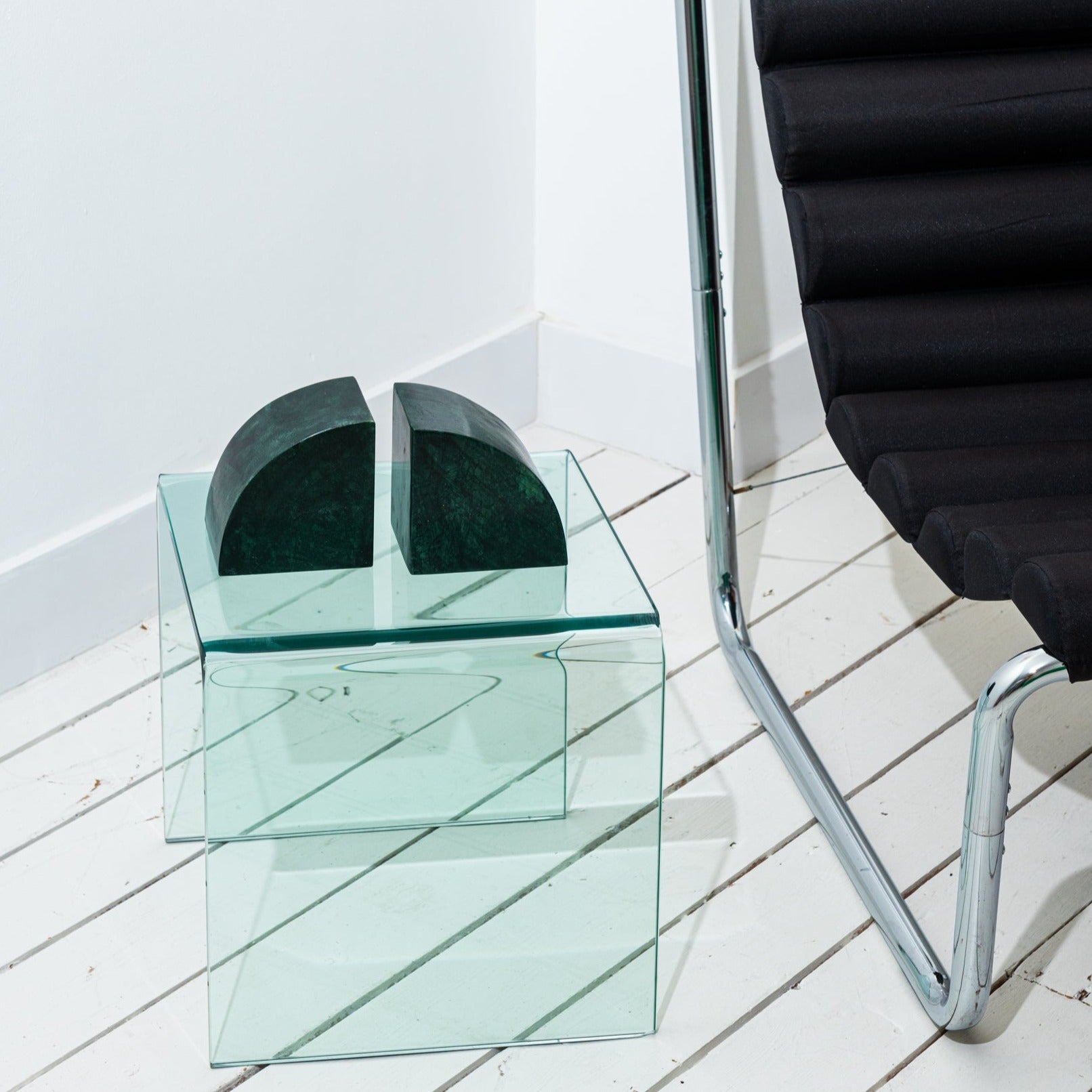 Stoned, not wasted: Groen Marmer Boekensteun