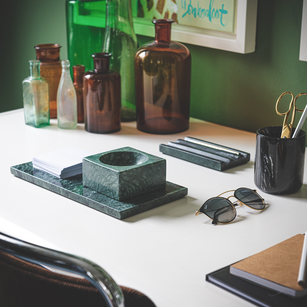 Stoned, not wasted: Groene Marmer Blokschaaltje