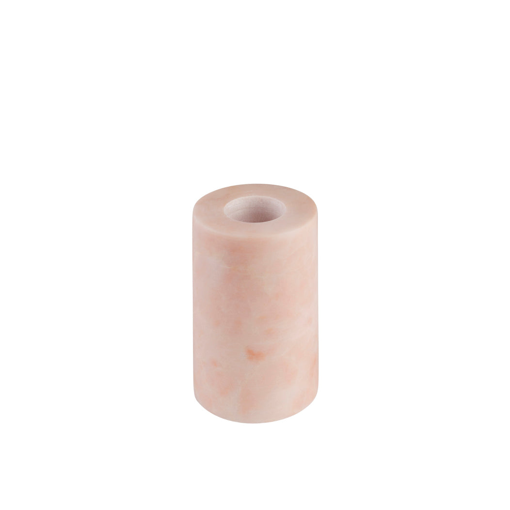 Stoned, not wasted: Roze Marmer Kaarsenhouder L