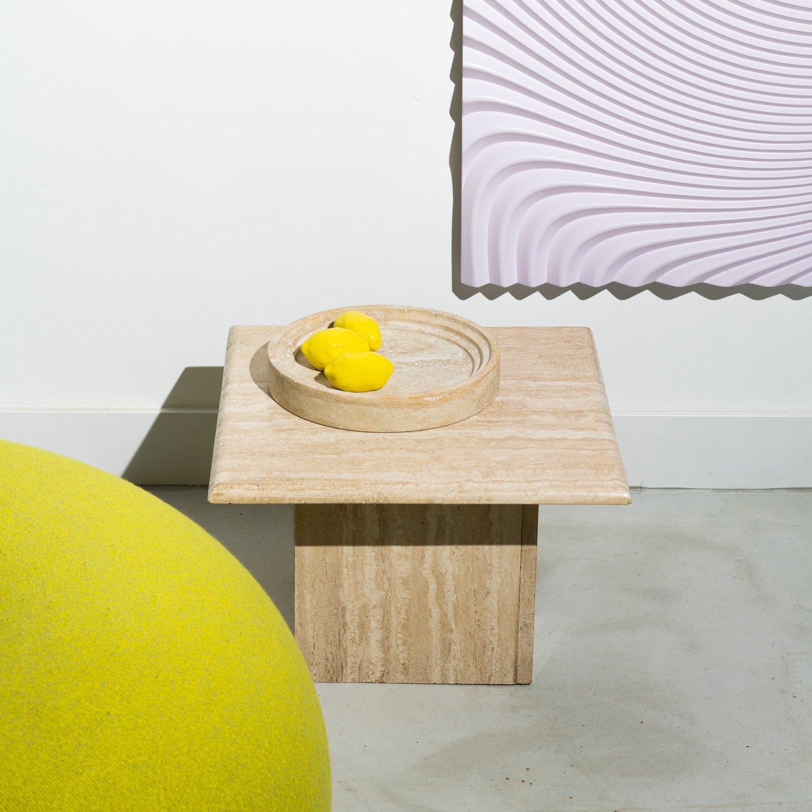 Stoned, not wasted: Travertin Object 'Amphi'