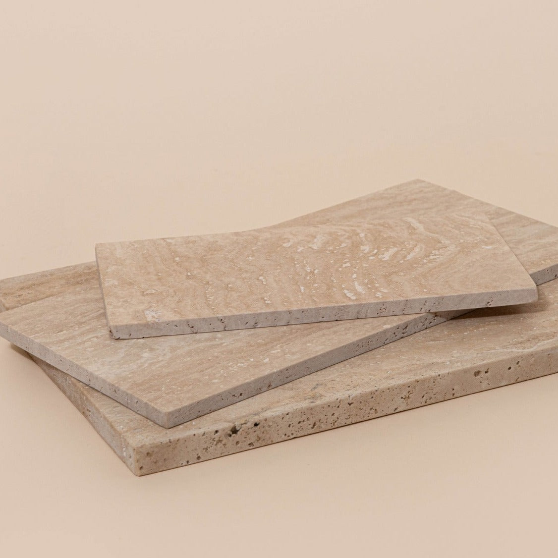 Stoned, not wasted: Travertin Keukenplank L - 30 x 40 cm